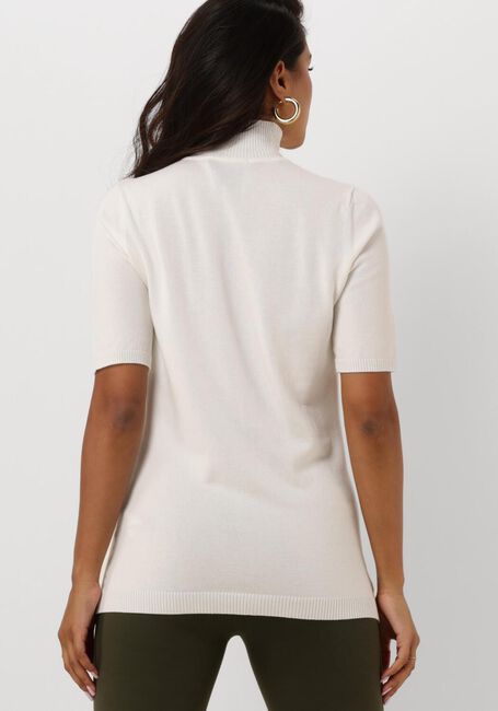 Gebroken wit MINUS Top LIMA ROLL NECK KNIT - large