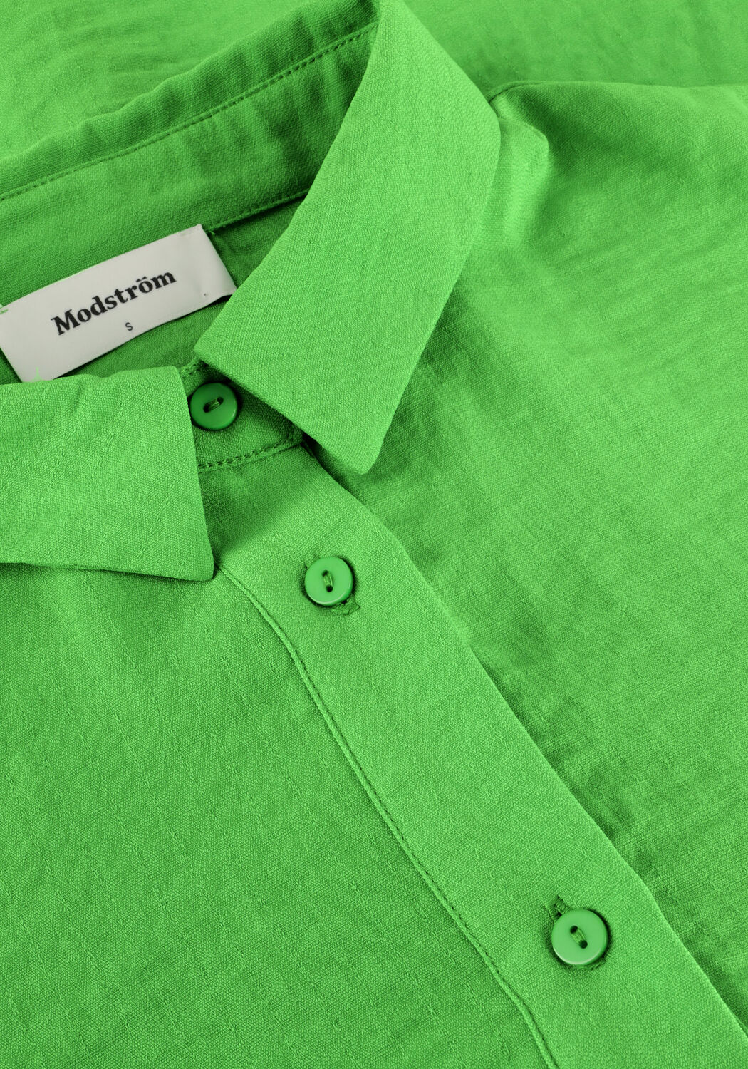 Groene MODSTR&Ouml;M  ALEXIS SHIRT - large
