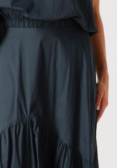 Blauwe BY-BAR Maxirok JOYA POPLIN SKIRT - large