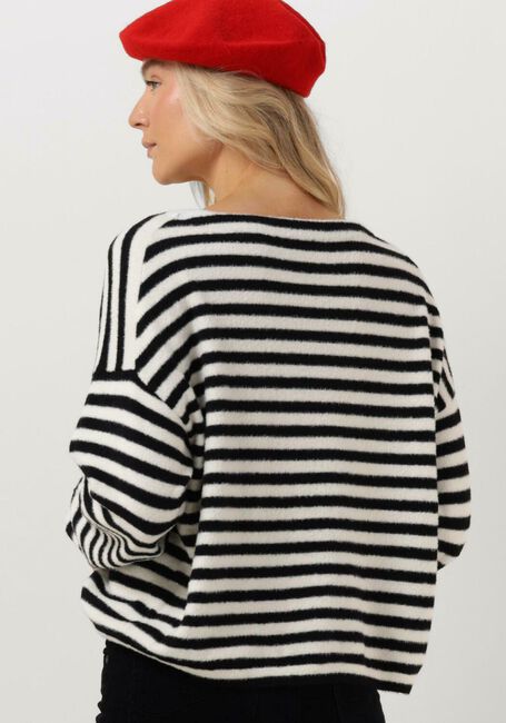 CATWALK JUNKIE Pull KN SOFT STRIPE en noir - large