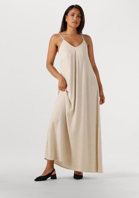 OBJECT Robe maxi OBJSANNE SL LONG DRESS E OTT Écru - large