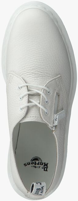 DR MARTENS Chaussures à lacets 1461 W/ZIP en blanc - large