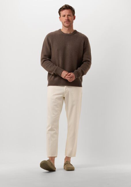 SELECTED HOMME Pull SLHCODY LS KNIT RELAXED CREW NECK en marron - large