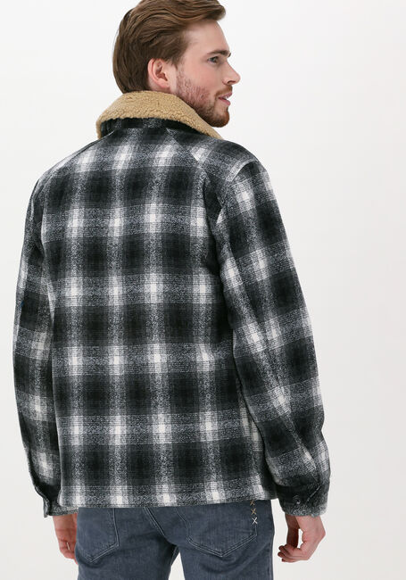 Grijze DSTREZZED Jack CARPENTER JACKET WOOL CHECK - large