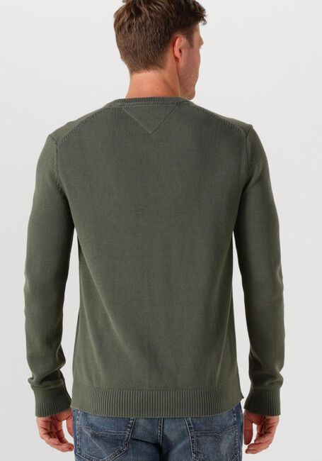 TOMMY JEANS Pull TJM SLIM ESS SWEATER EXTS Olive - large