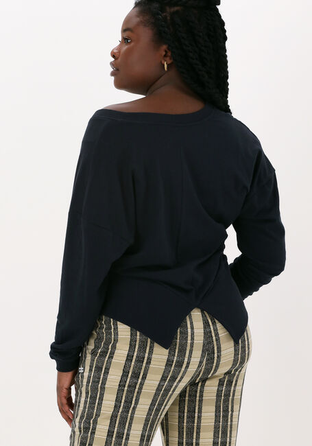 10DAYS Pull SOFT V-NECK SWEATER Bleu foncé - large