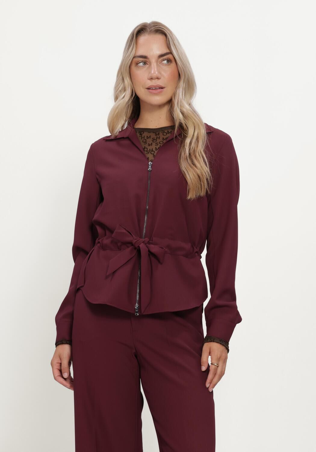 MOS MOSH MMRICE MILEY JACKET Blouses Bordeaux - large