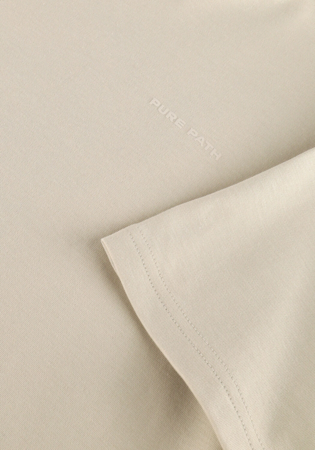 Beige PURE PATH T-shirt ESSENTIAL TRIANGLE TEE - large