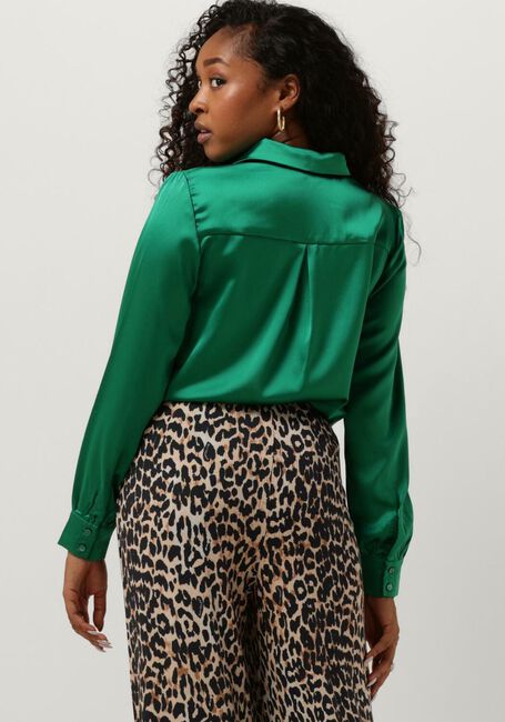 Groene OBJECT  OBJSATEEN L/S SHIRT - large