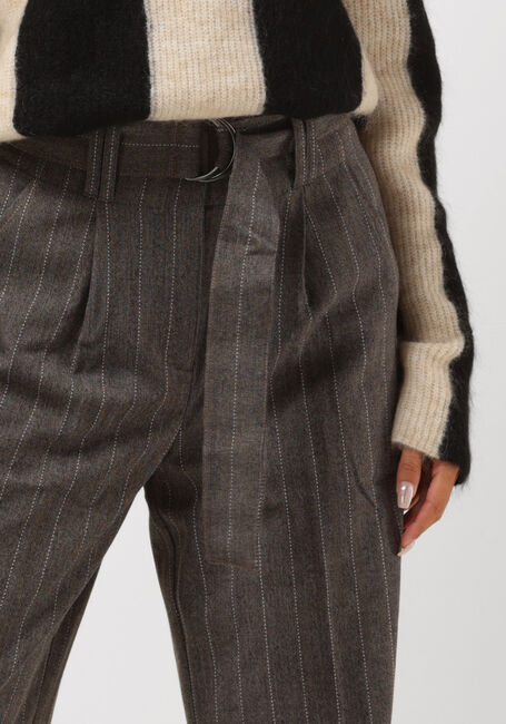 SECOND FEMALE Pantalon PIYA HW TROUSERS en gris - large