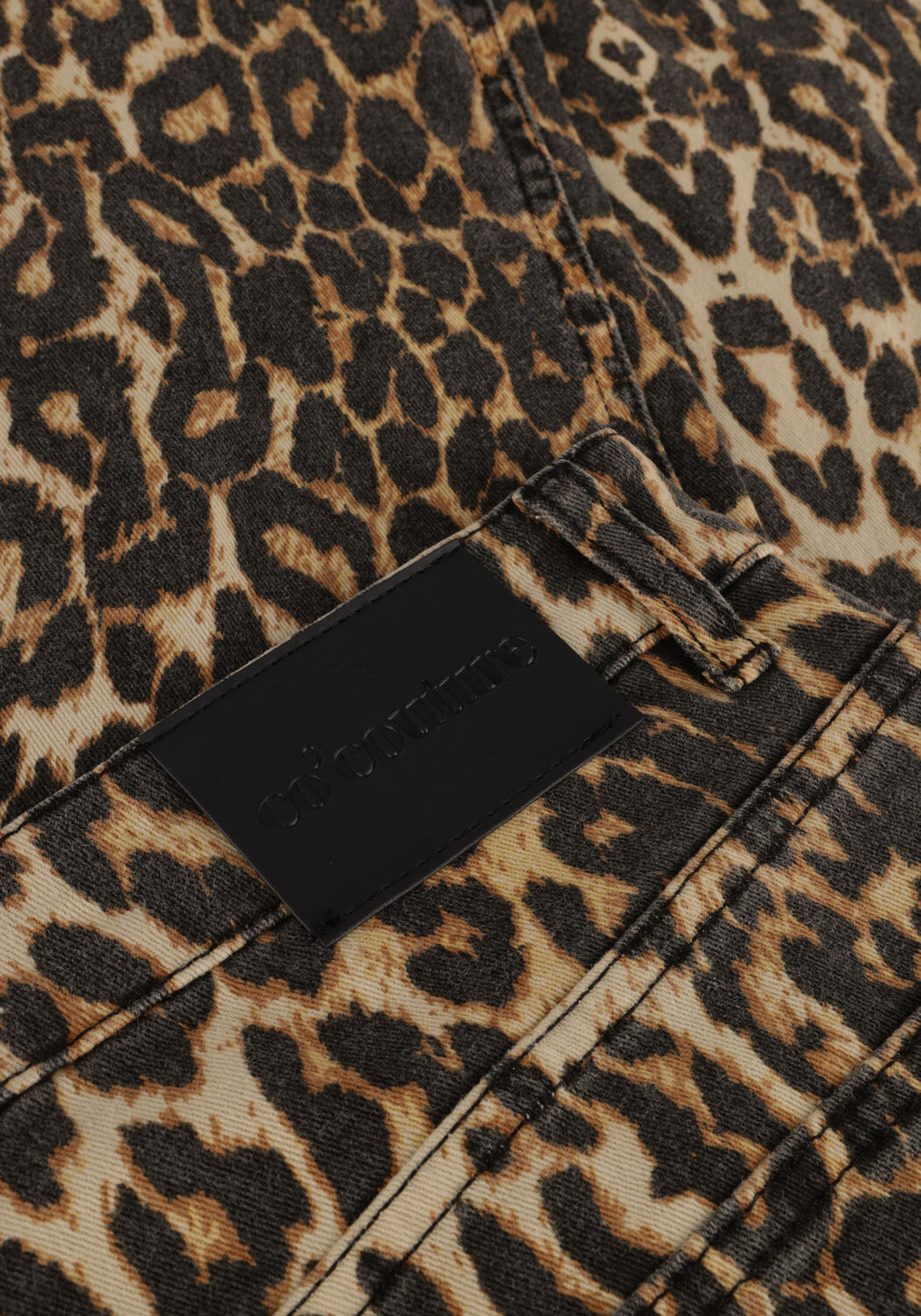 Bruine CO'COUTURE Straight leg jeans LEO DENIM PANEL PANT - large