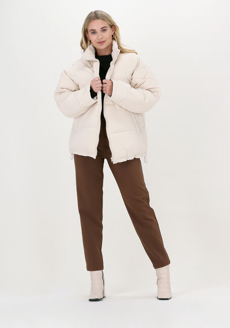 ANOTHER LABEL Veste matelassé MILLE OVERSIZED PUFFER en beige - large