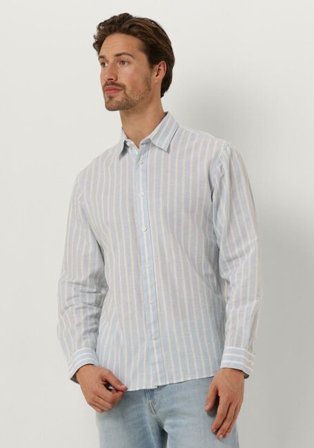 SELECTED HOMME Chemise décontracté SLHSLIM-SUN SHIRT LS NOOS Bleu clair - large