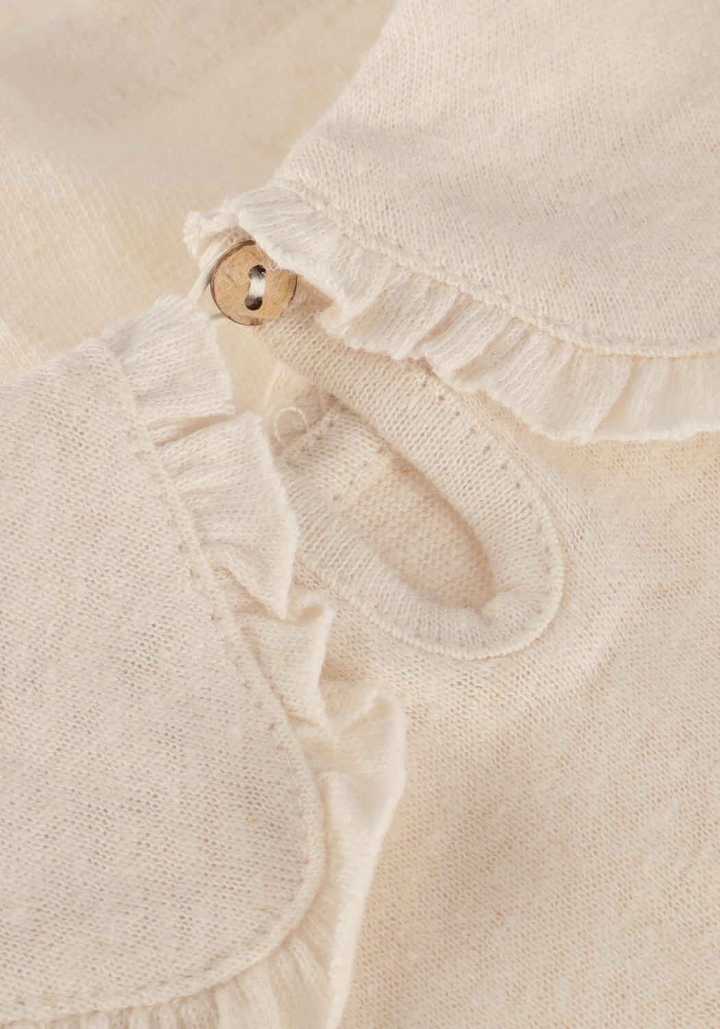 Beige PLAY UP T-shirt JERSEY LS T-SHIRT - large