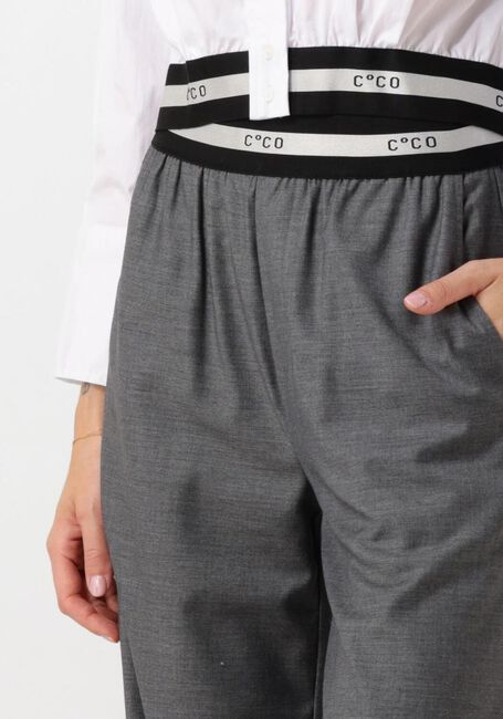 CO'COUTURE Pantalon COCO TAILOR PLEAT LOGO LONG PANTS en gris - large