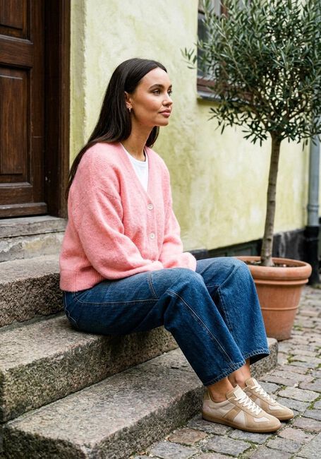 Roze MSCH COPENHAGEN Vest MSCHPETRINELLE HOPE CARDIGAN - large
