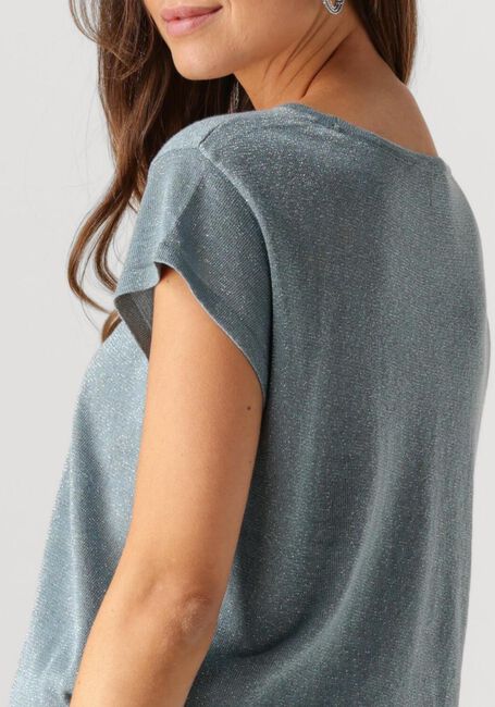 MINUS Haut CARLINA KNIT TEE en bleu - large