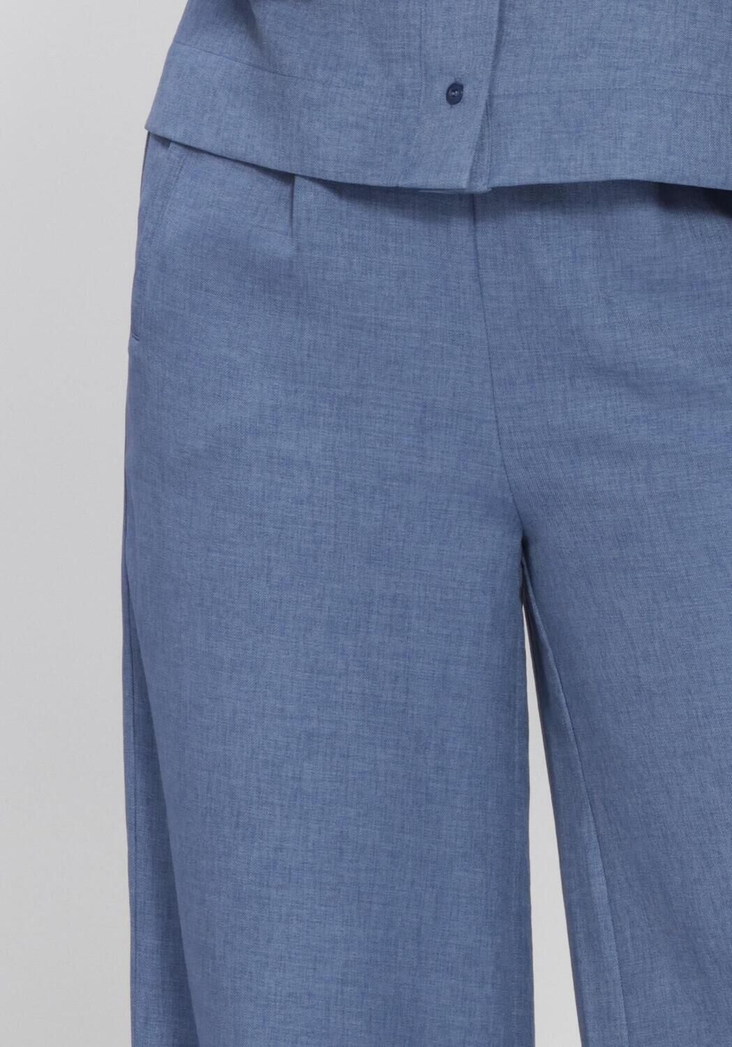 EST'SEVEN Pantalon large JILDAU TROUSER 26 en bleu - large