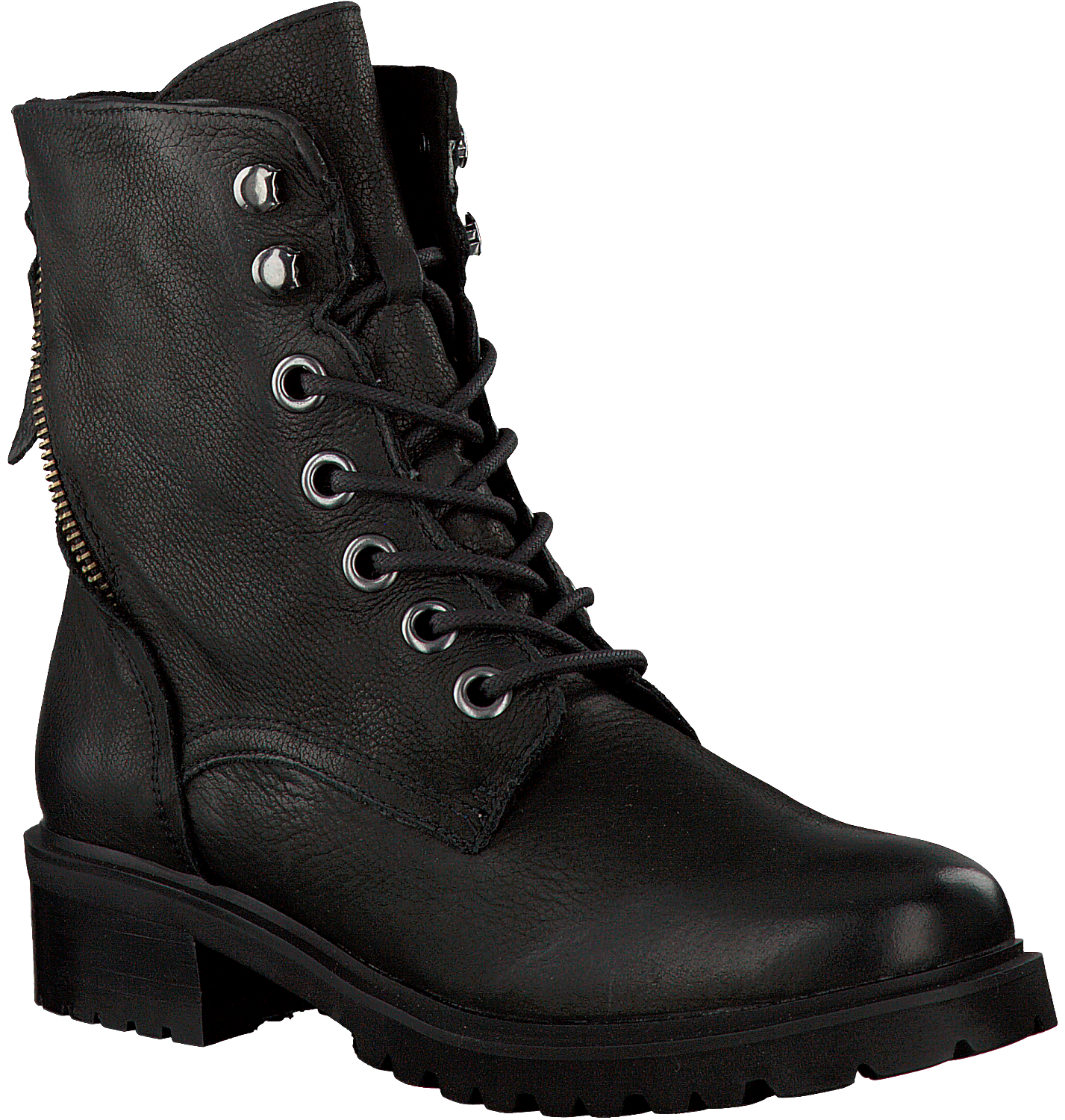 SPM Bottines à lacets 21978029 en noir | Omoda