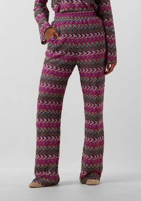 Paarse STUDIO AMAYA Wijde broek ROMEE - large