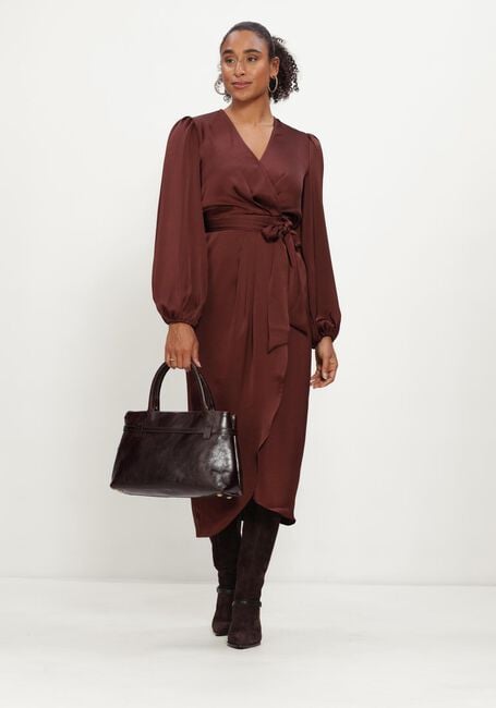 Bordeaux LINA LOCCHI Midi jurk LL-BEA - large