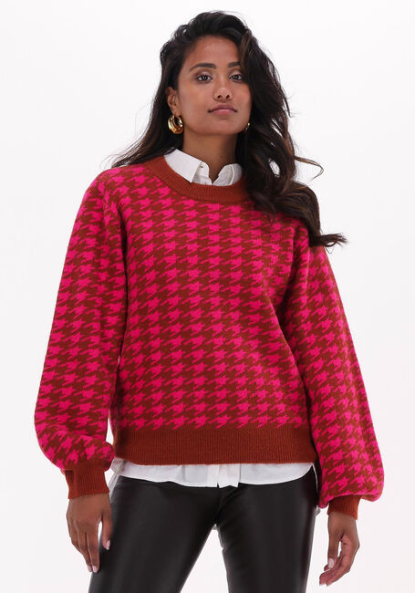 YDENCE Pull KNITTED SWEATER KIMBERLY en marron - large