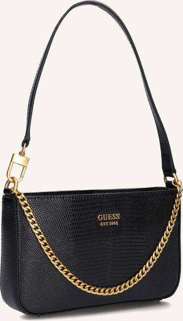 Zwarte GUESS Schoudertas KATEY MINI TOP ZIP SHOULDER BAG Zwarte GUESS Schoudertas KATEY MINI TOP ZIP SHOULDER BAG - large