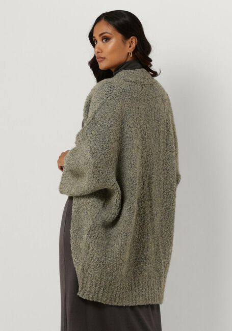 SIMPLE Gilet KNIT-BOCC-23-1 en taupe - large