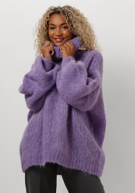 AMERICAN DREAMS Col roulé PEPPER ROLL NECK ALPACA PULLOVER Lilas - large