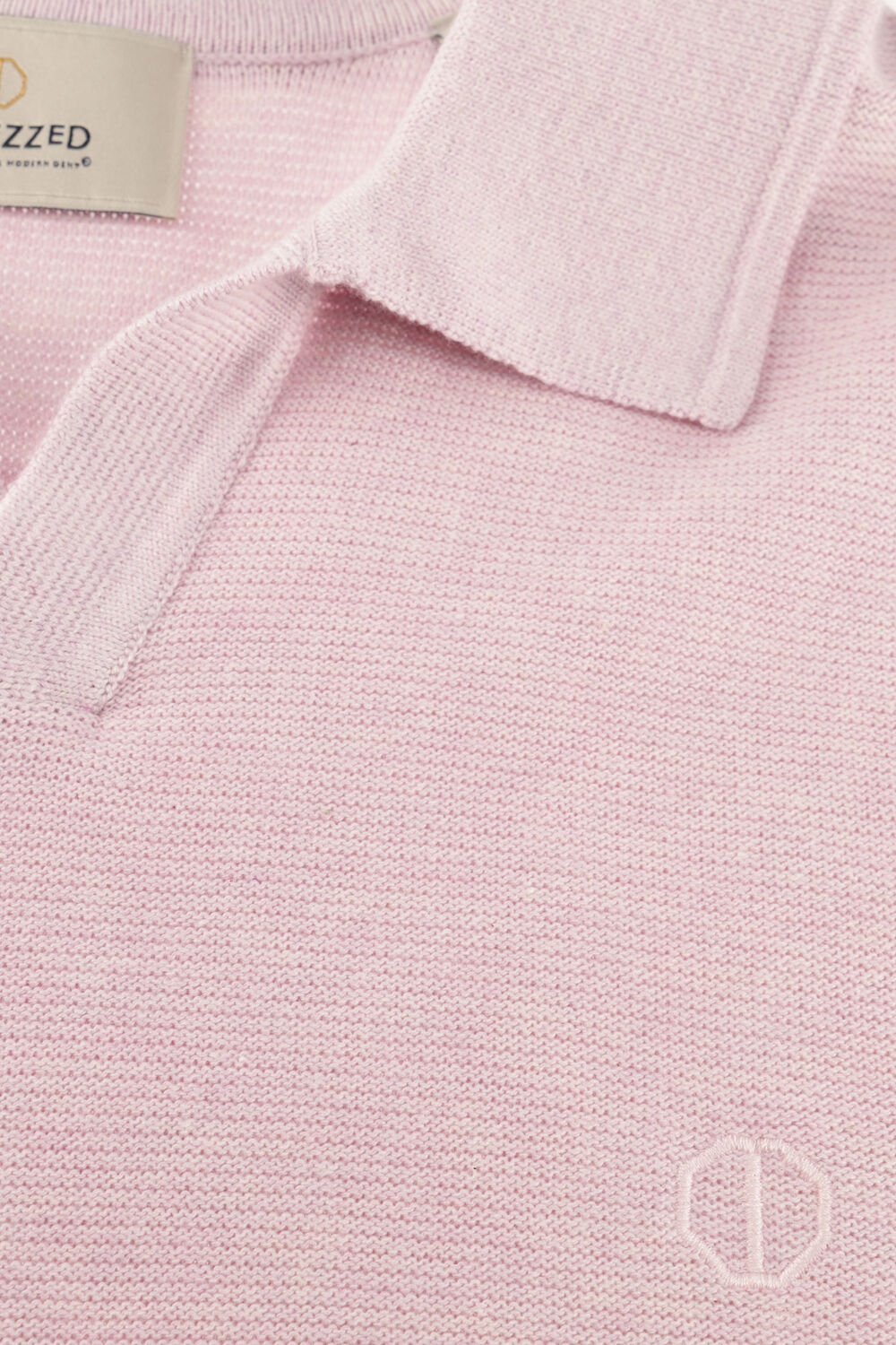 Roze DSTREZZED Polo MERCURY SHORT SLEEVE POLO - large