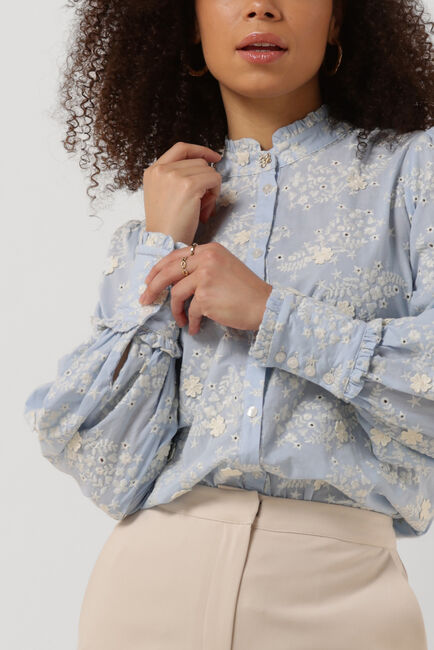 Lichtblauwe FABIENNE CHAPOT  BRODY BRODERIE BLOUSE 10 - large