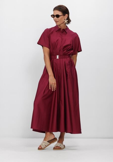 Bordeaux Y.A.S. Jurken YASSIMANA SS LONG DRESS - large