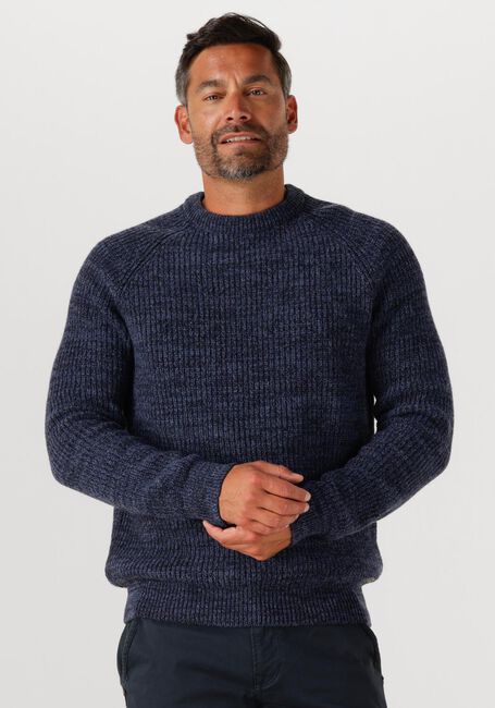 Donkerblauwe BARBOUR Trui HORSEFORD CREW NECK JUMPER - large