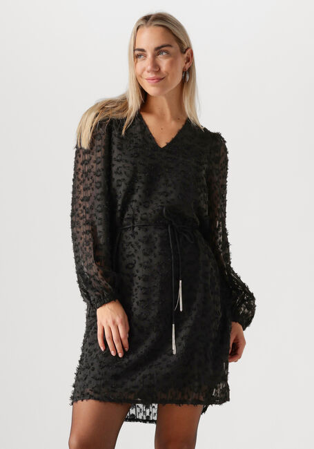 Zwarte FREEBIRD Mini jurk DION DRESS - large