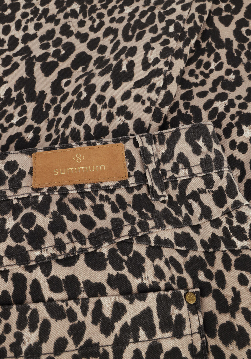 SUMMUM Mom jeans MOM FIT PANT DRY STRETCH TWILL en beige - large