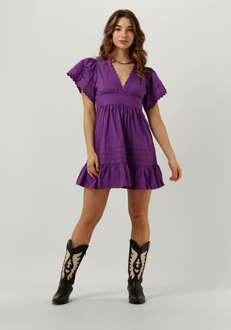 ANTIK BATIK Mini robe RODA MINI DRESS en violet - large