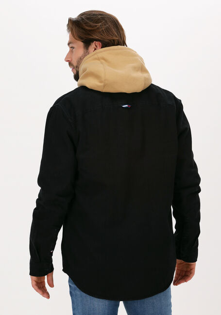 TOMMY JEANS Surchemise TJM TRUE BLACK DENIM SHIRT en noir - large