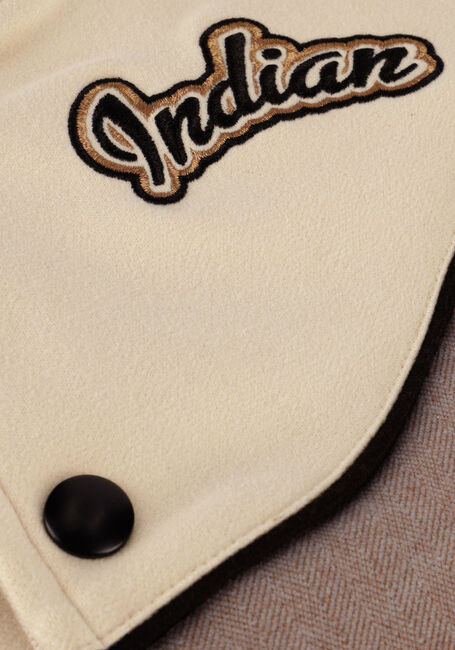 Beige INDIAN BLUE JEANS Jack BASEBALL JACKET - large