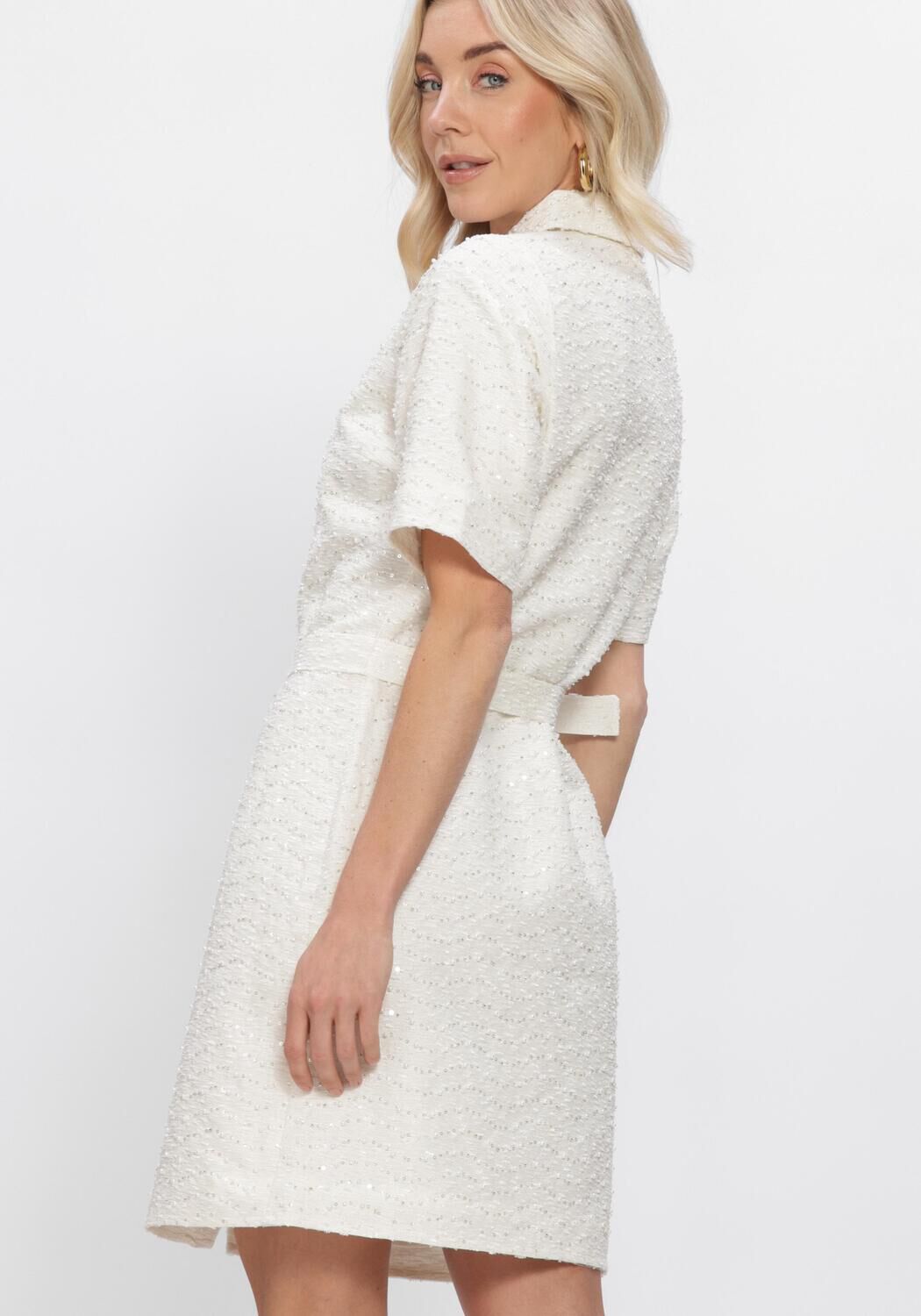 Gebroken wit FREEBIRD Jurken WV-PEARL-SEQUINCE-26-1 - large