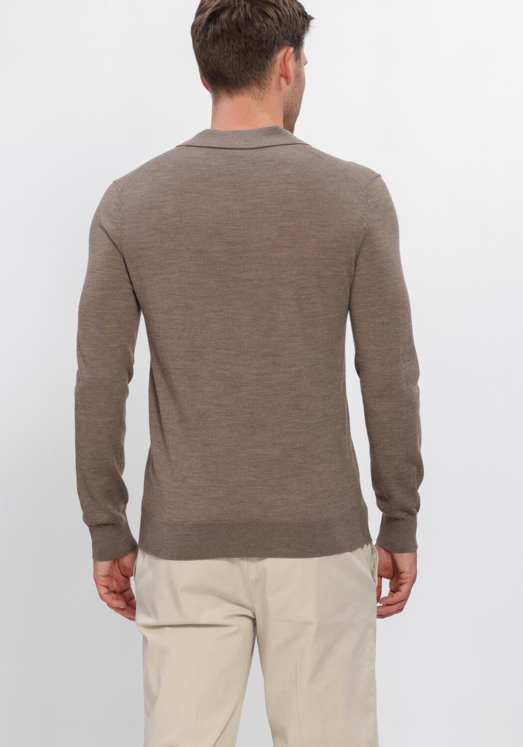 Taupe PROFUOMO Trui PPXJ30030 - large