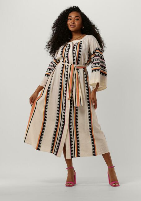 DEVOTION Robe midi PORTO PEFKO Blanc - large