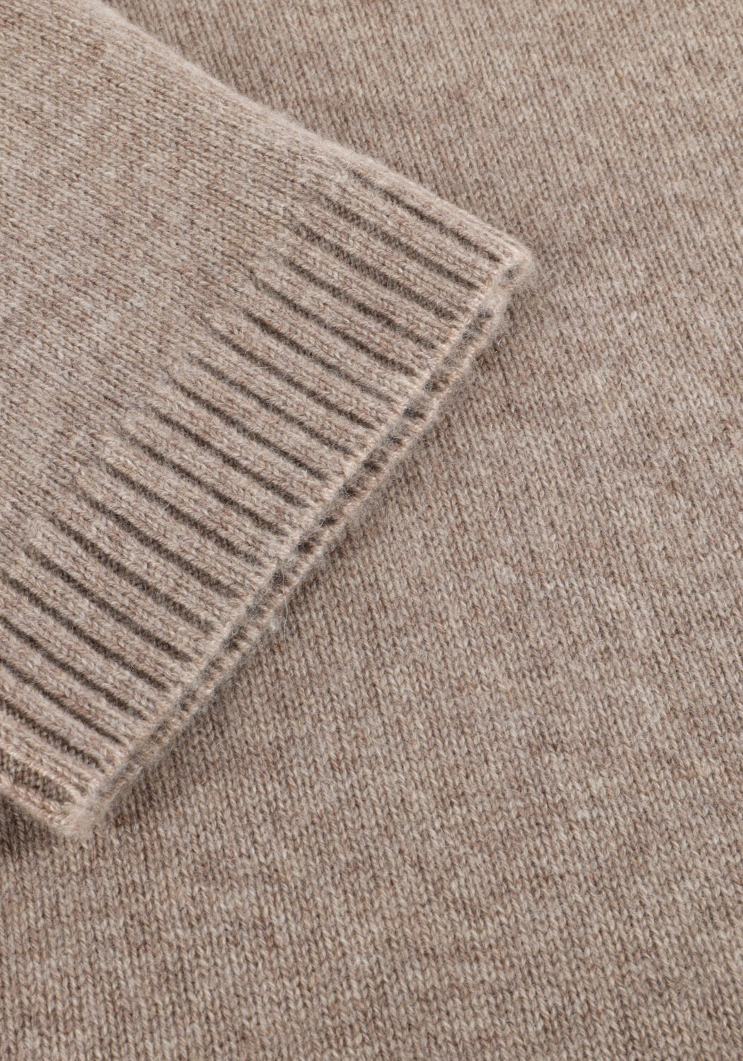 Beige SELECTED WOMEN Trui SLFCILLE CASHMERE BLEND HIGH  NECK NOOS - large