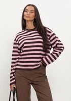 Roze CATWALK JUNKIE T-shirt STRIPED LONG SLEEVE