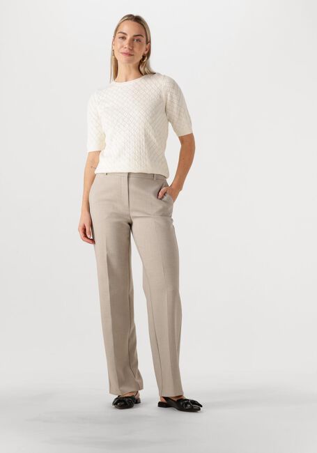 SELECTED WOMEN Haut SLFHELEN 2/4 KNIT BOAT NECK Blanc - large