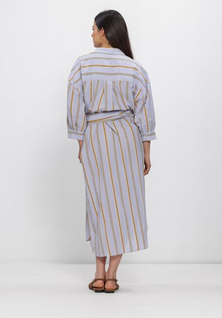 BEAUMONT Robe midi INDIA DRESS en bleu - large