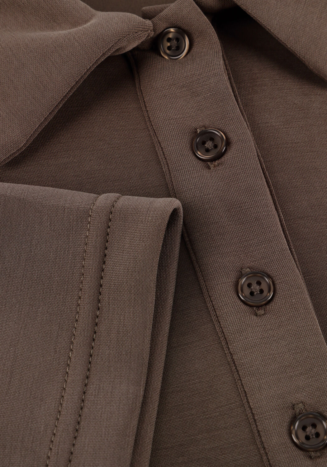 MY ESSENTIAL WARDROBE Robe midi MWHELLE POLO LONG DRESS en marron - large