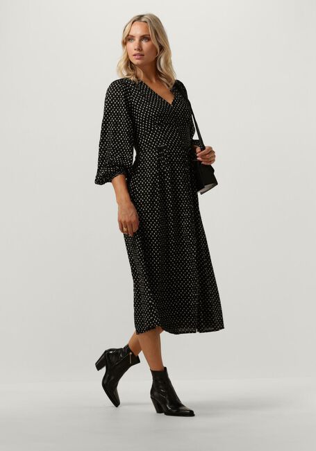 NEO NOIR Robe midi TIMMA MINI STITCH DRESS en noir - large
