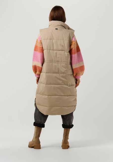 MSCH COPENHAGEN Veste sans manches KAYSA PAVINARIA WAISTCOAT en beige - large