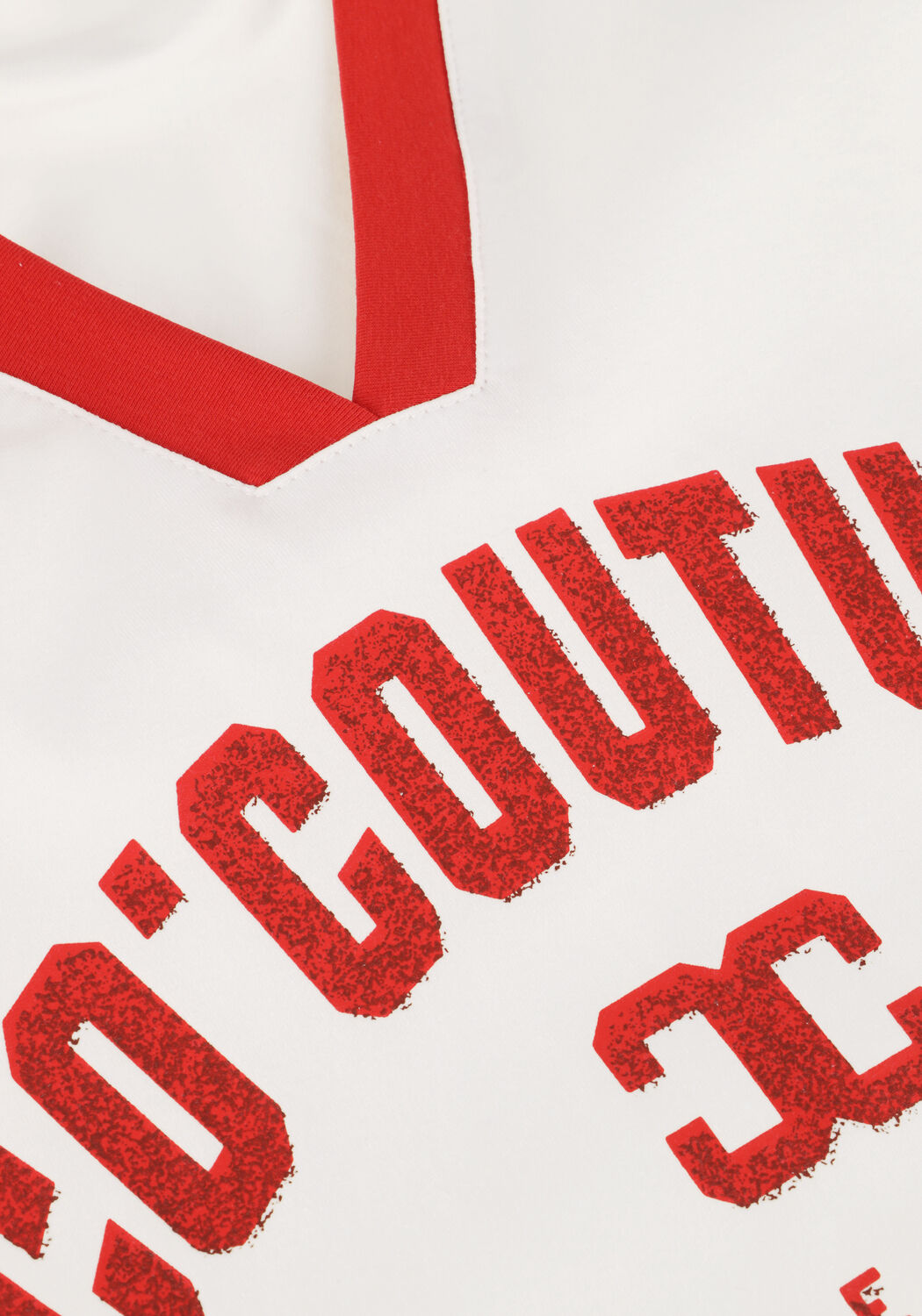 CO'COUTURE T-shirt SIARACC OVERSIZE SPORTY V-TEE en blanc - large