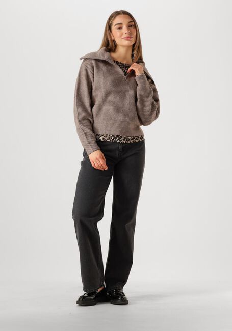 MSCH COPENHAGEN Pull MSCHGYTTA ZIP PULLOVER en marron - large